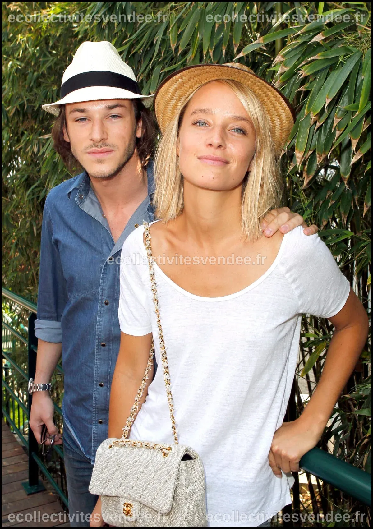 Photo : Gaspard Ulliel et Jordane Crantelle à Roland-Garros en 2010 ...