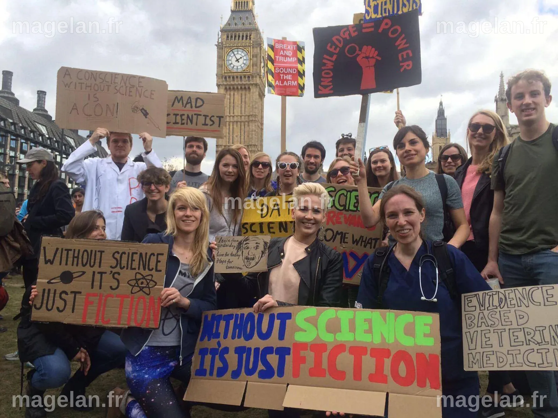 March for Science: Thousands turns out for London protest as part of ...
