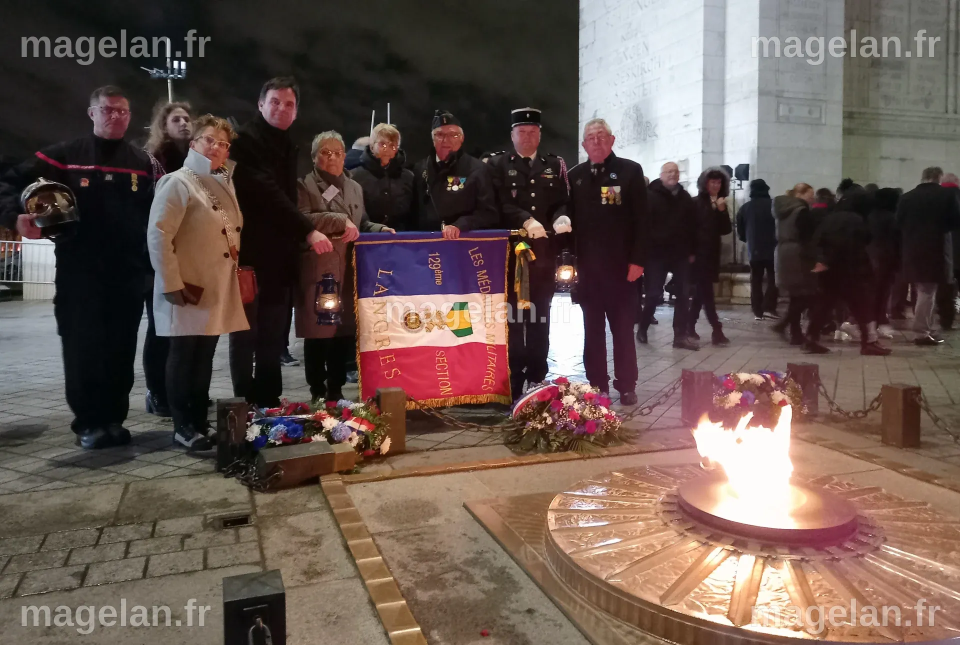 129° Section : Prélèvement de la Flamme de la Nation | Union ...
