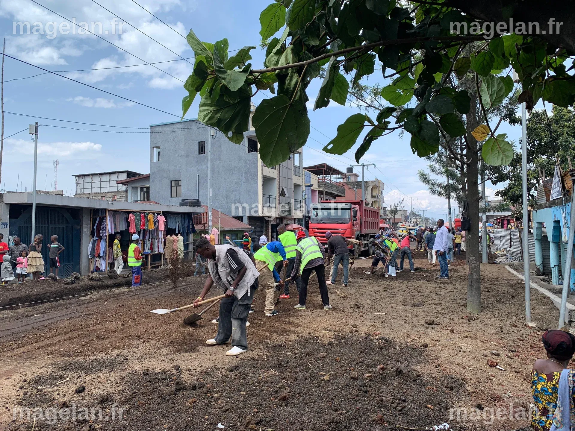 Goma : Les habitants expriment leurs inquiétudes sur les travaux de ...