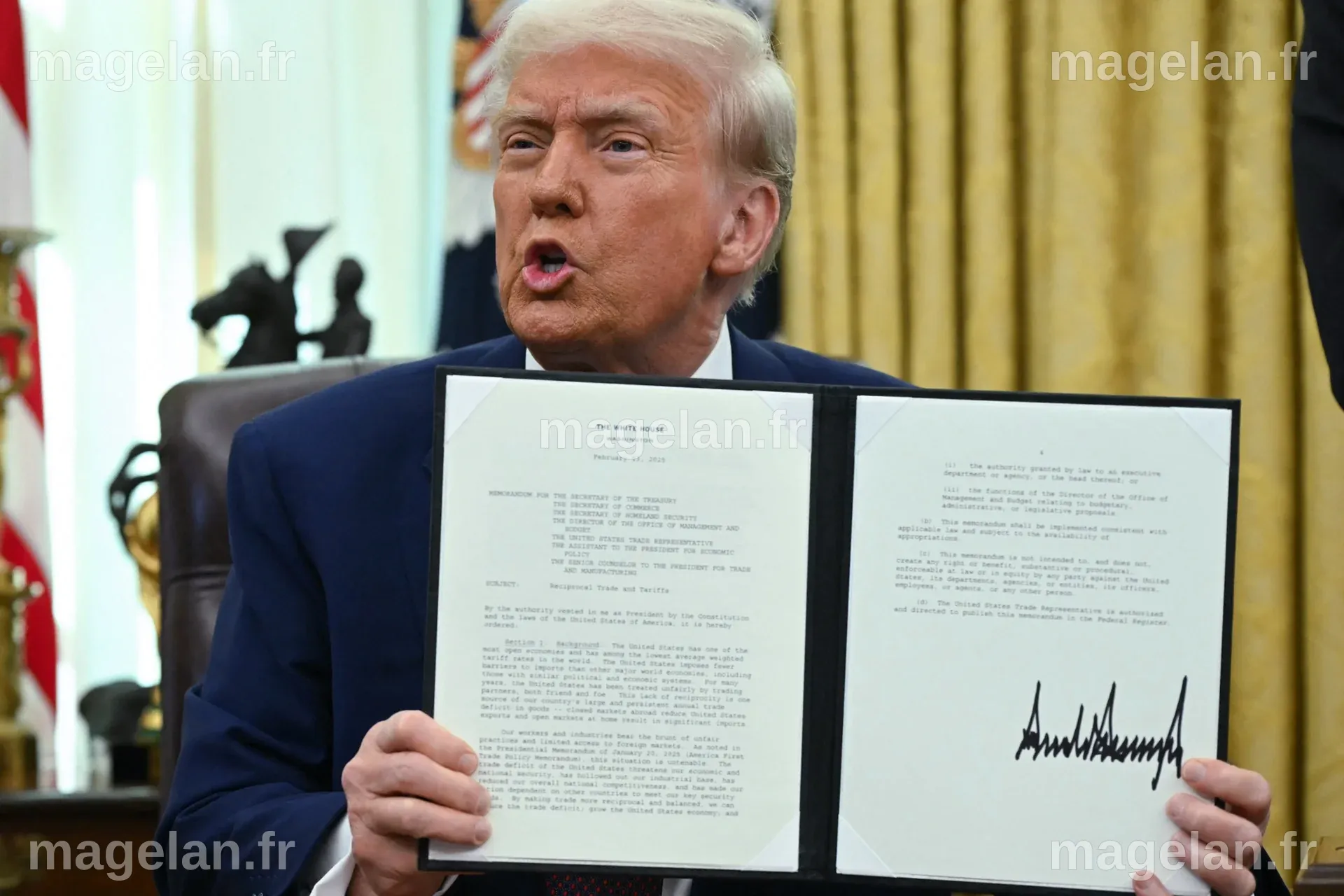 Donald Trump : que signifient les "droits de douane réciproques" annoncés