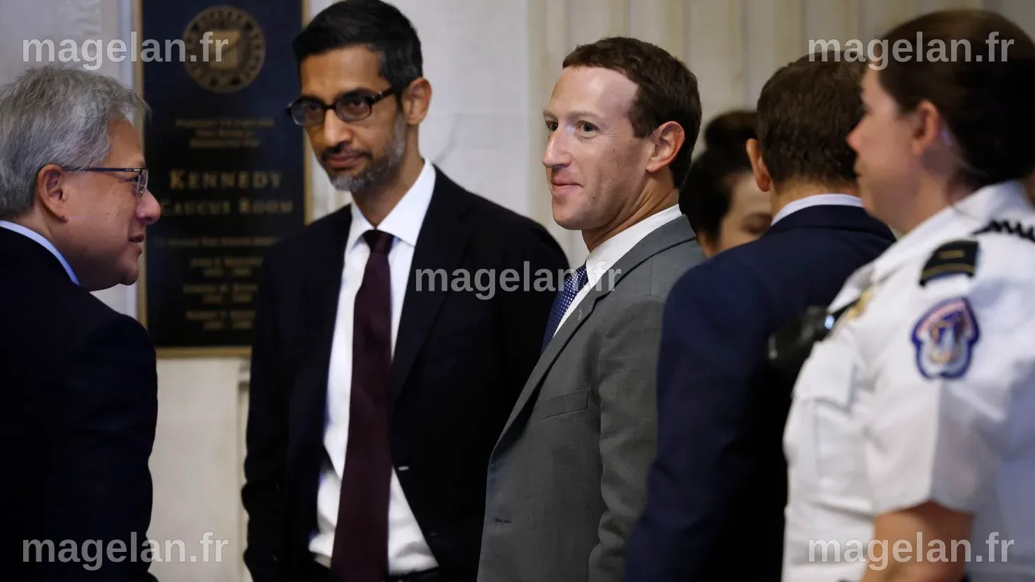 Chuck Schumer hosts tech companies Google, Meta, Microsoft, and X over ...