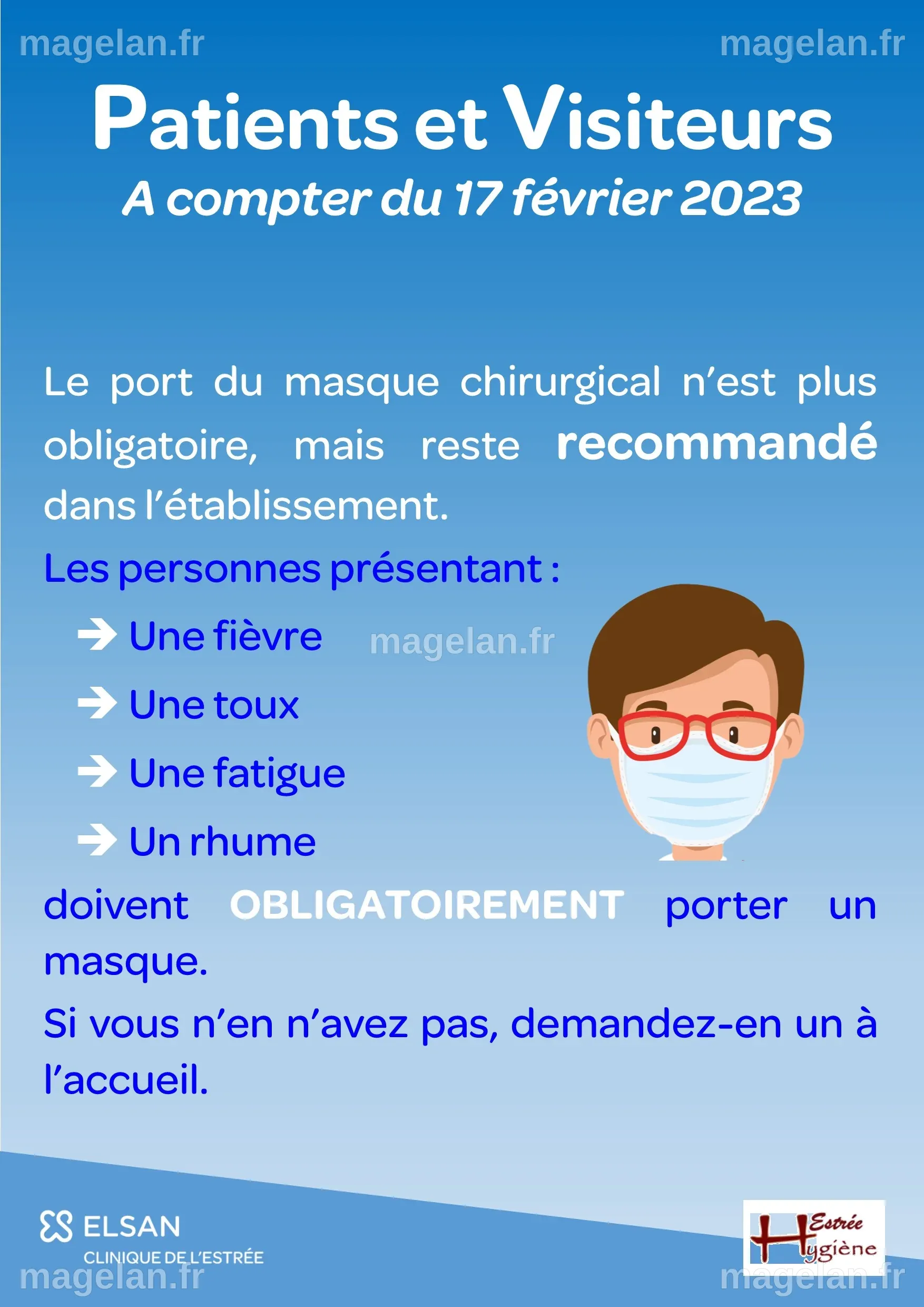Retrait partiel des masques | Elsan