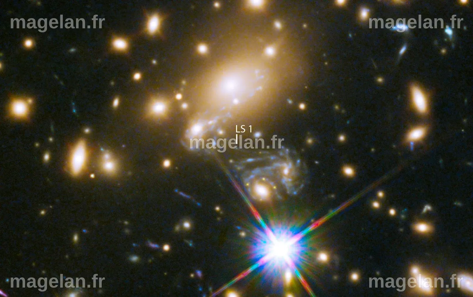 Hubble observe une étoile à neuf milliards d'années-lumière