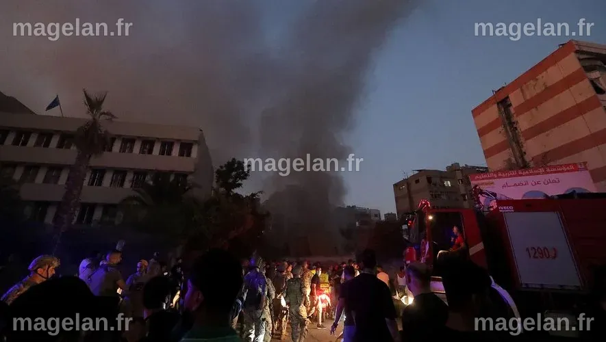 Affrontements au Liban : des frappes israéliennes sur Beyrouth font ...