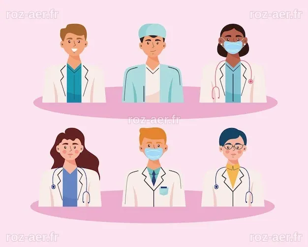 Groupe de personnel médical | Vecteur Premium
