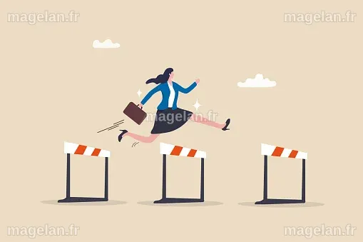 Surmonter Un Obstacle Ou Un Défi Un Parcours De Réussite Ou Des ...