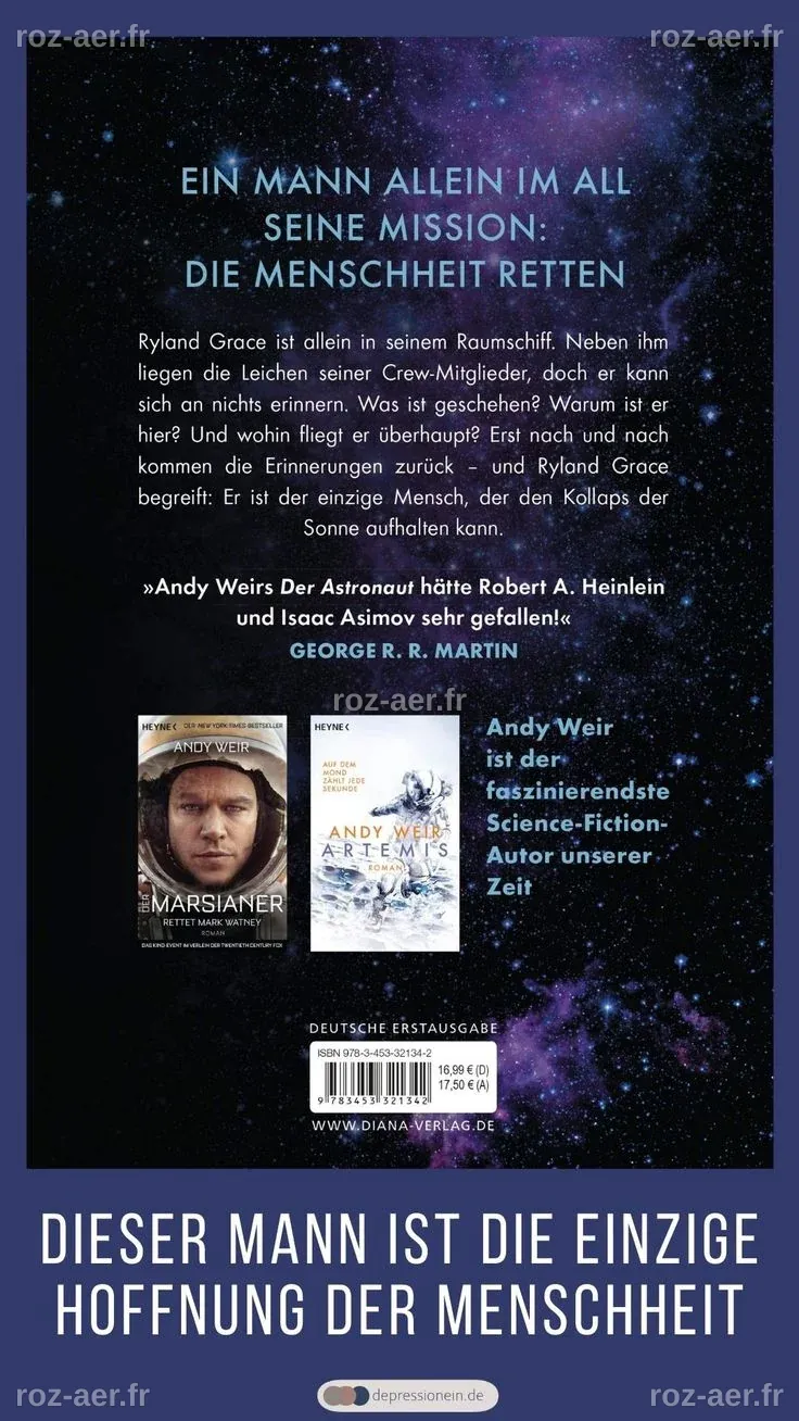 Science Fiction Empfehlungen - Andy Weir | The martian, Full movies ...