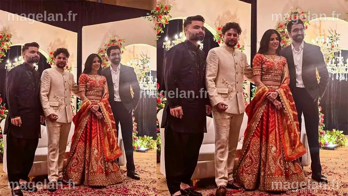 Kuldeep Yadav et Vanshika Chadha célèbrent leur mariage - Découvrez les photos !