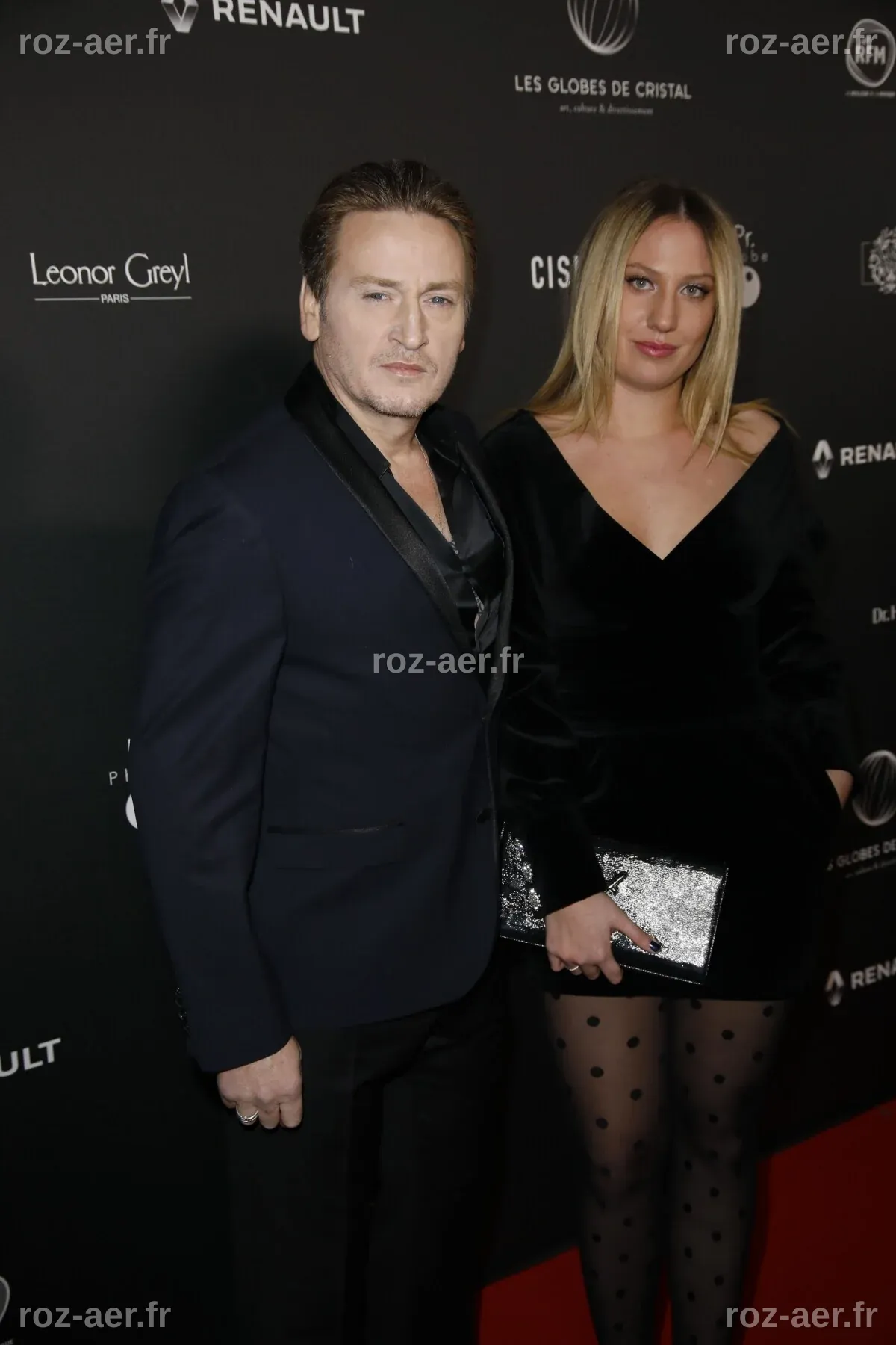 Photo : Benoît Magimel et sa femme Margot arrivent à la 14ème cérémonie ...