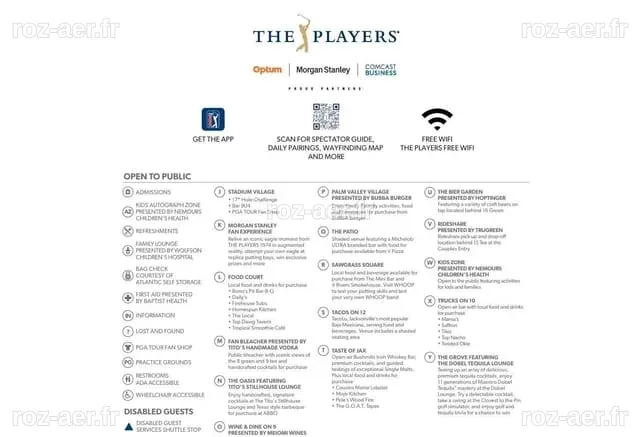 TPC Sawgrass Course Map & Parking - Parking, Course and more