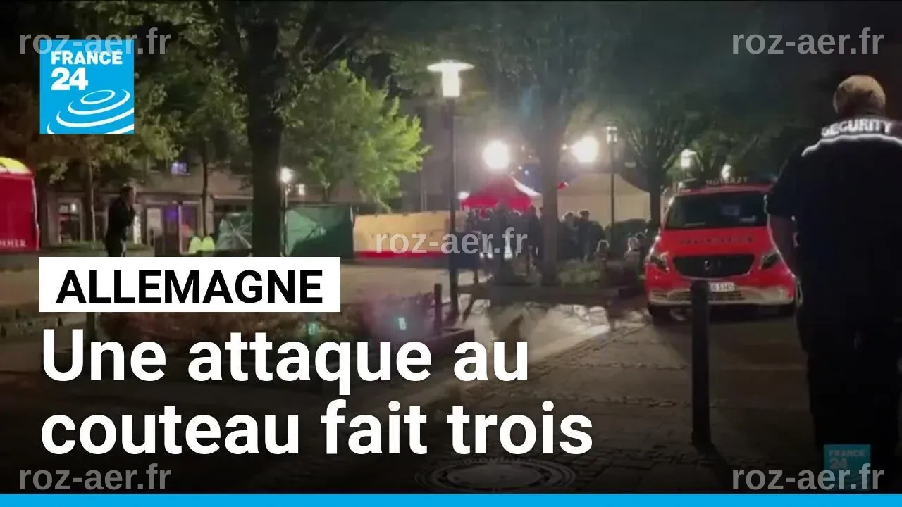Allemagne : une attaque au couteau lors d'un festival fait trois morts ...