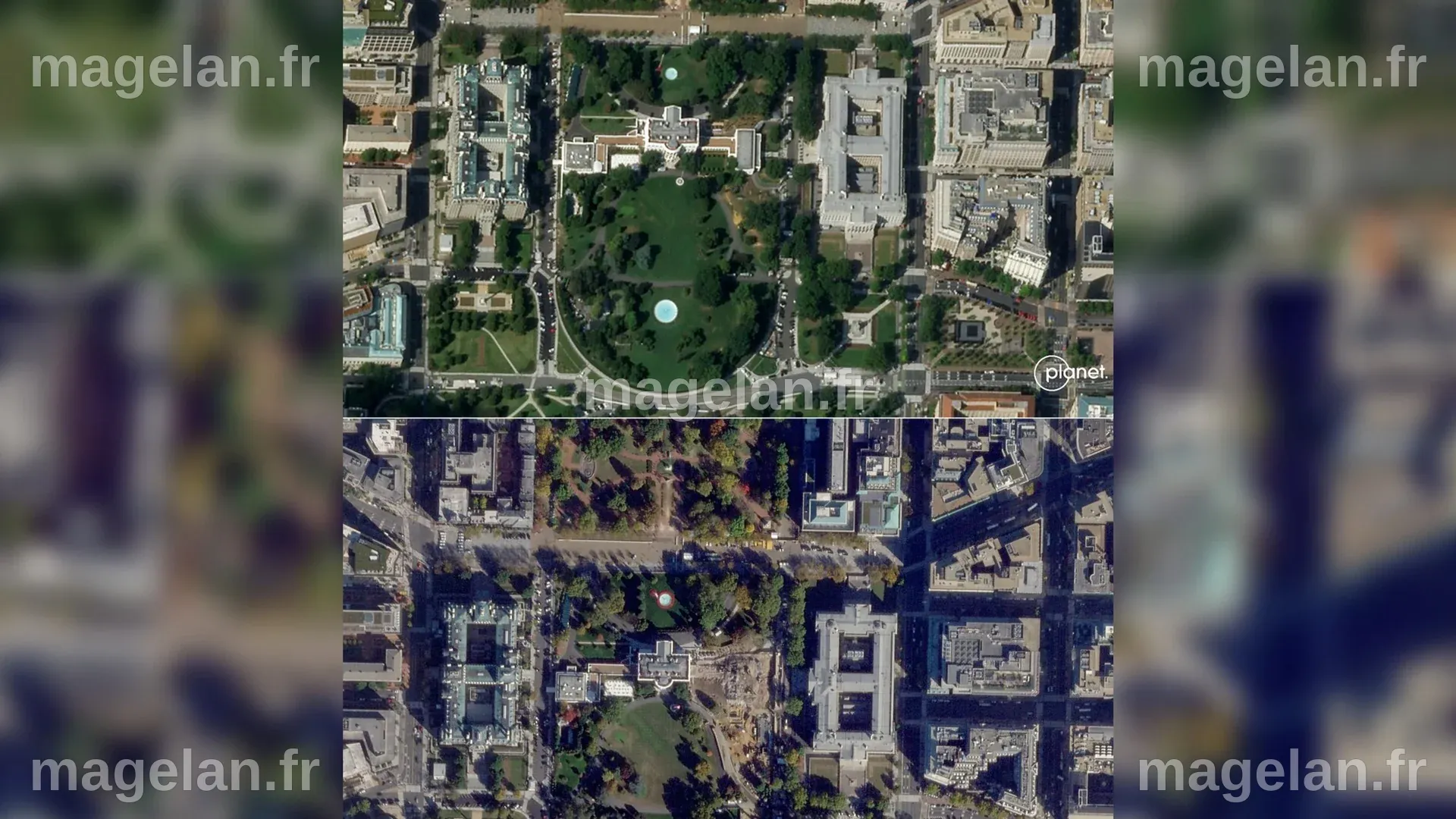 AVANT/APRÈS: les images de la destruction de l'aile Est de la Maison ...