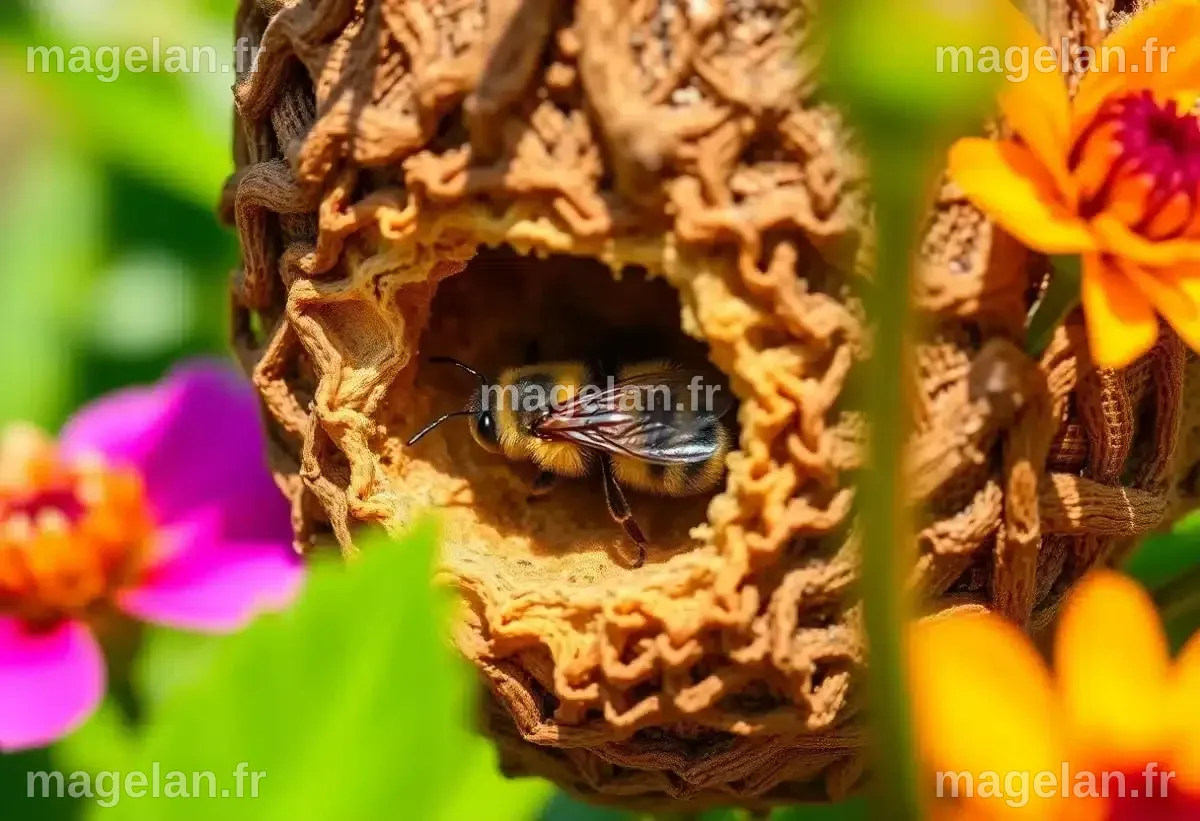 Un regard approfondi sur le mystérieux nid d'abeille charpentière - Les ...