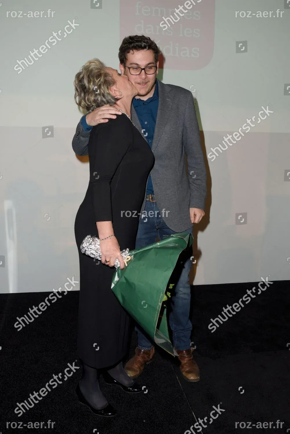 Francoise Laborde Et Son Fils Numa Editorial Stock Photo - Stock Image ...