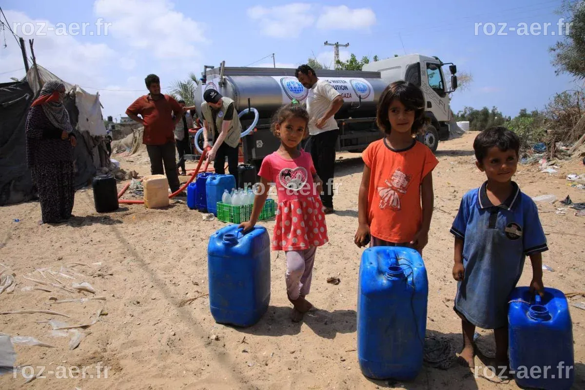 Distribution d'eau potable - Gaza