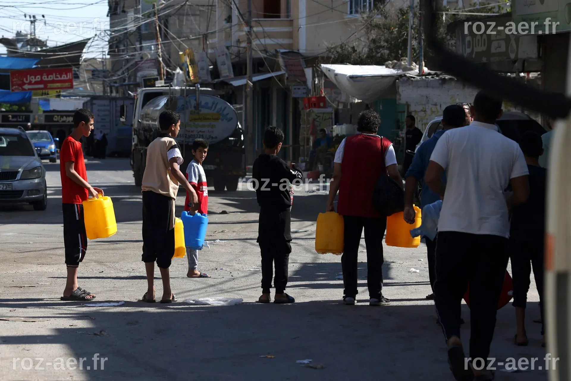 Gaza reçoit plus de 70 000 mètres cubes d'eau par jour, selon COGAT