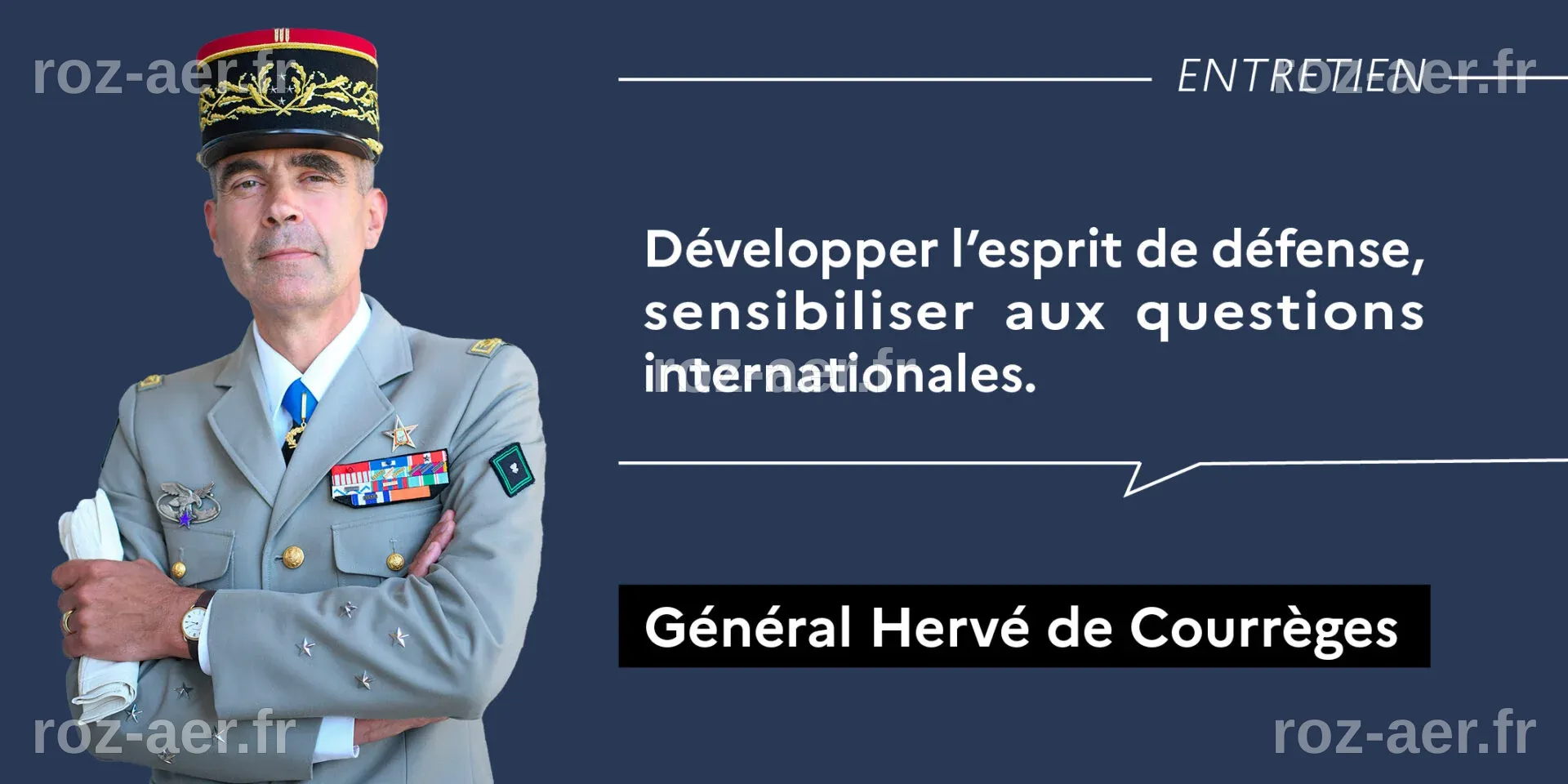 Général de Courrèges : "Une nation sans souveraineté est exclue des négociations"
