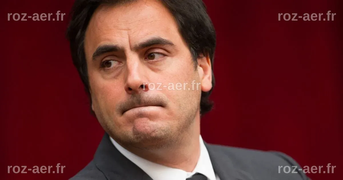 Harold Hauzy lors d'une conférence de presse à l'Elysée en 2015 ...
