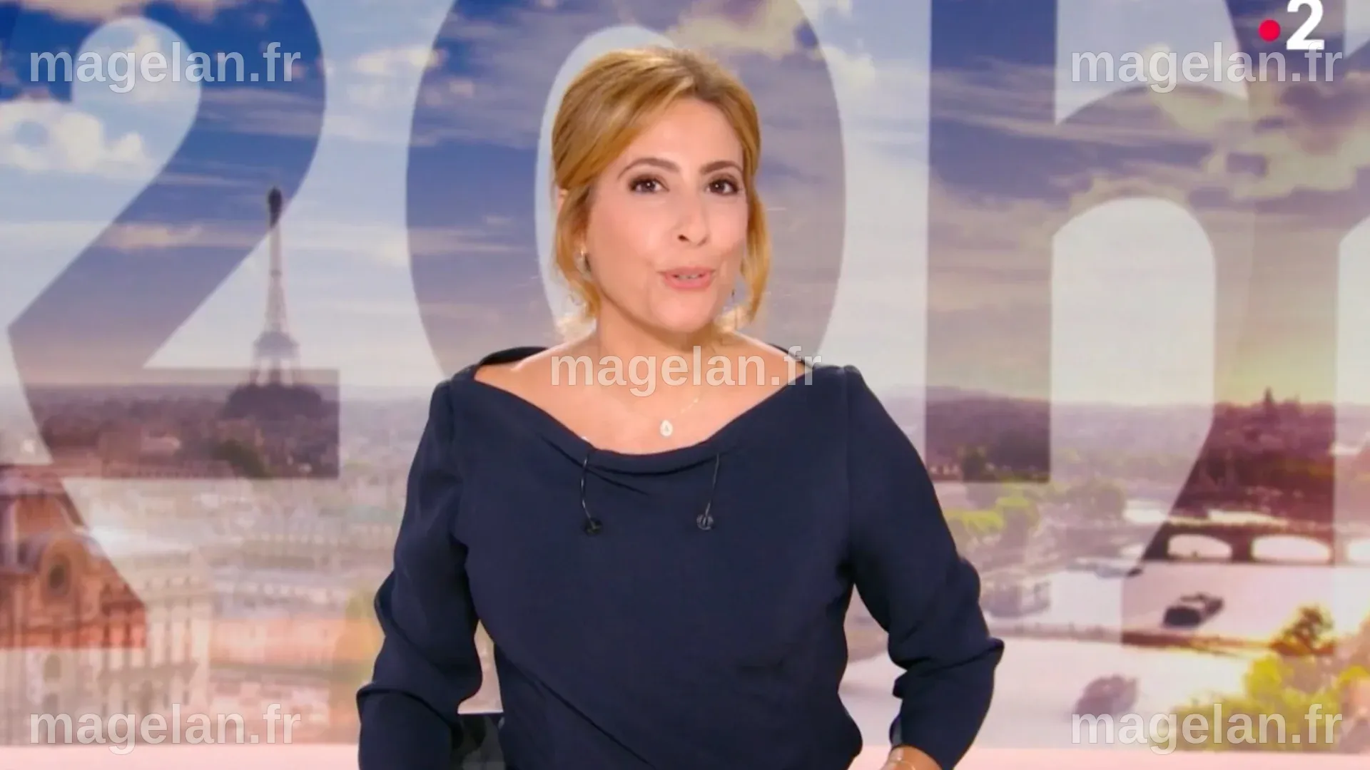 "Je suis très heureuse..." : les premiers pas de Léa Salamé au journal ...