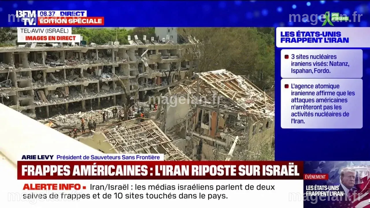 Frappes iraniennes sur Israël: "Les dégâts sont énormes", indique Arie ...