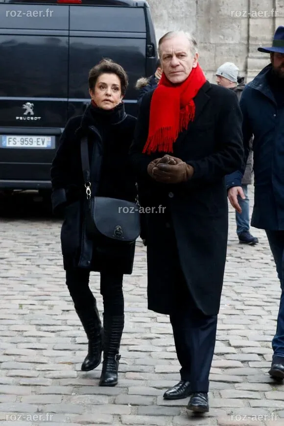 Photo : Judith Waintraub - Obsèques de Philippe Tesson en l'église ...