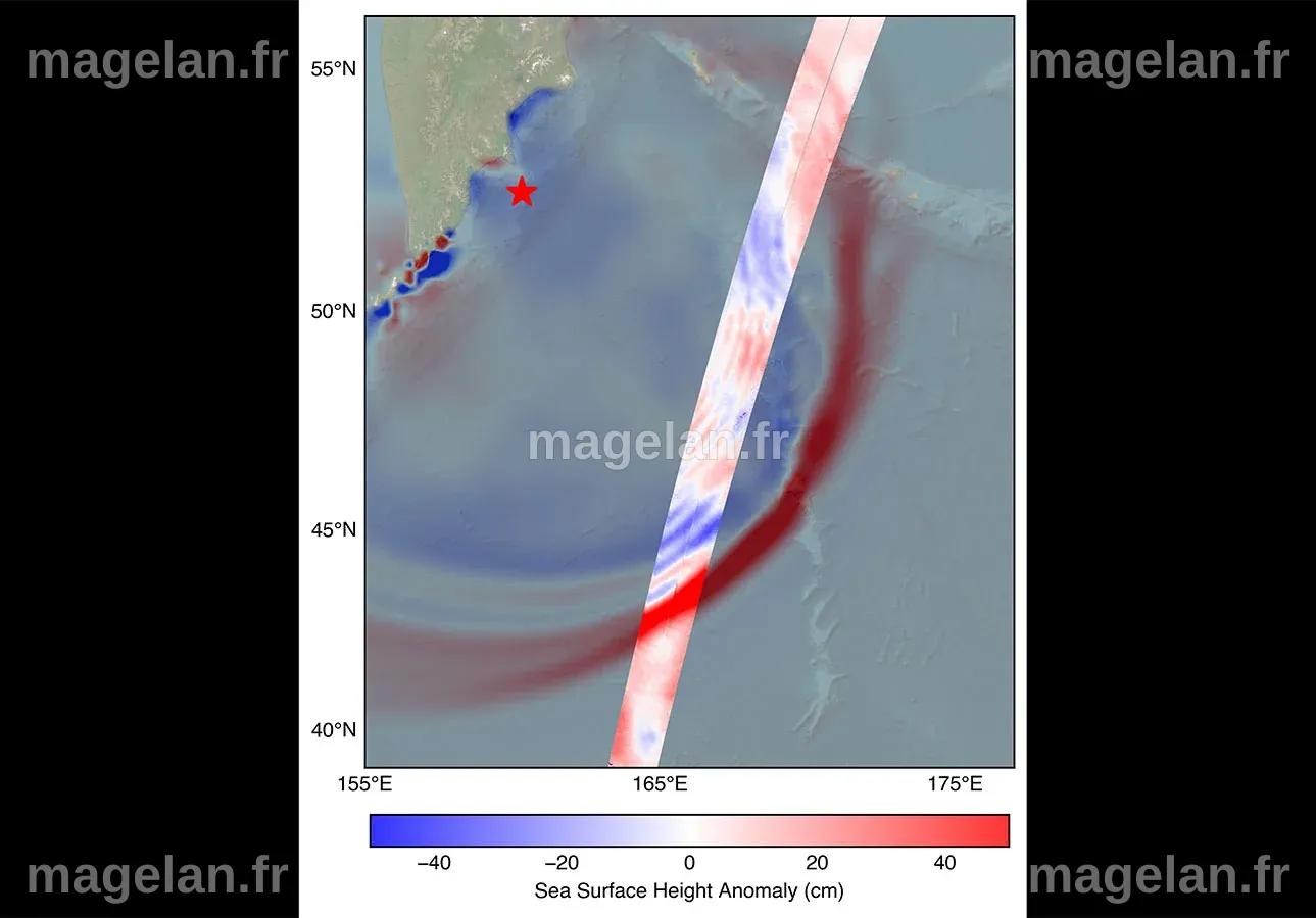 Les observations satellites éclairent les premières étapes d'un tsunami