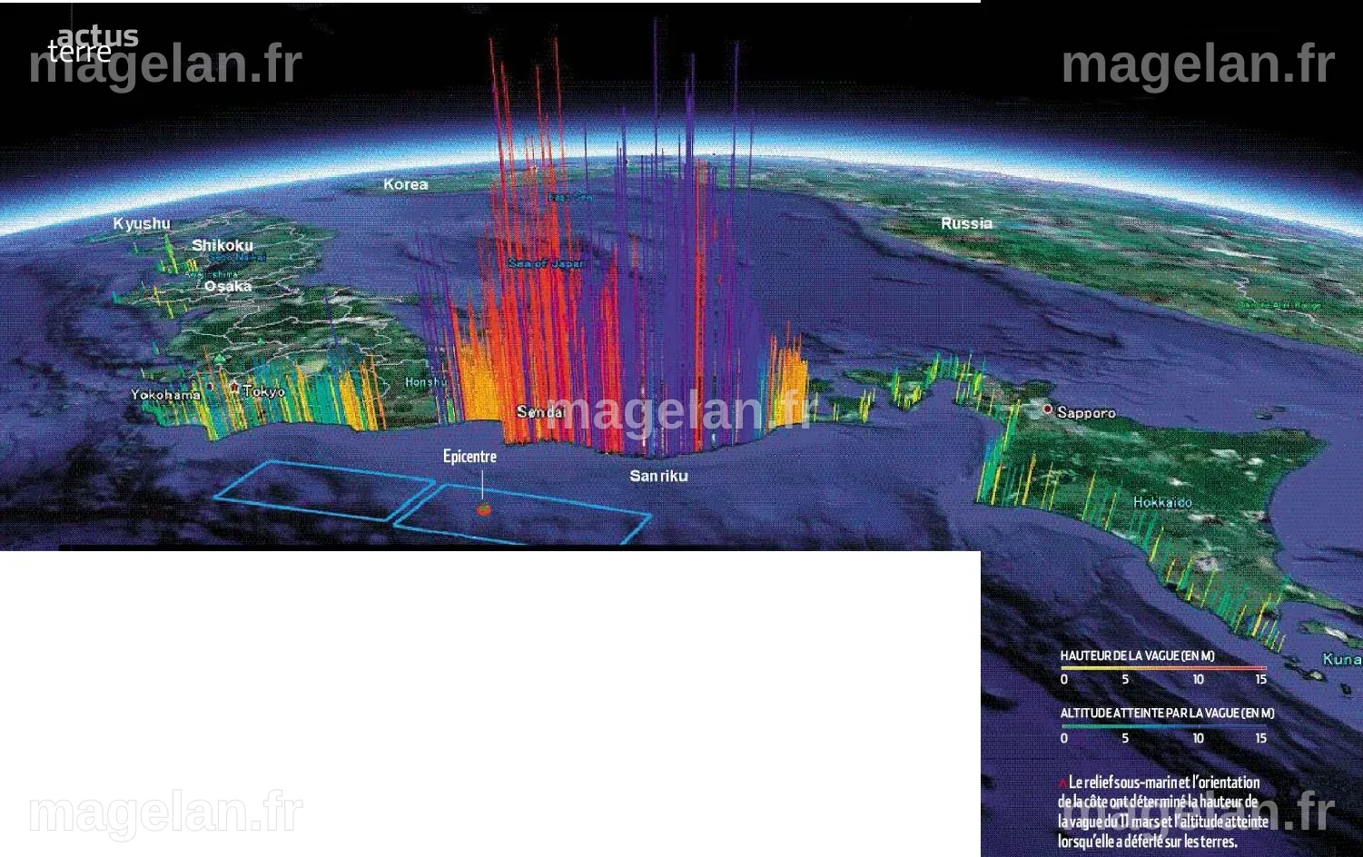 Géophysique : la carte du tsunami a parlé - Science et vie