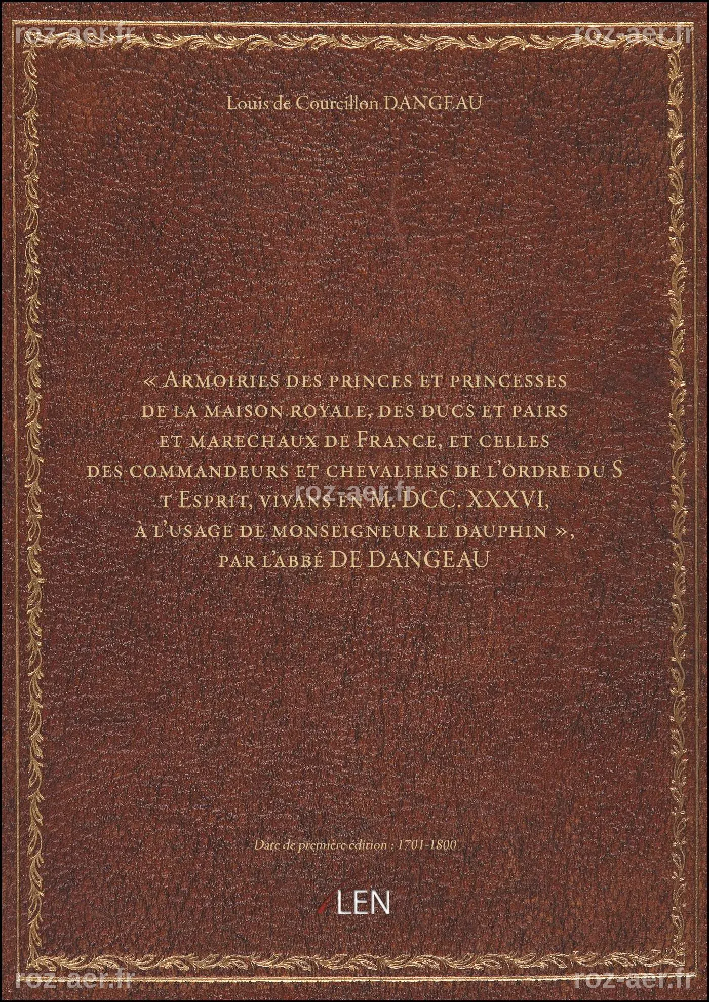 « Armoiries des princes et princesses de la maison royale, des ducs et ...