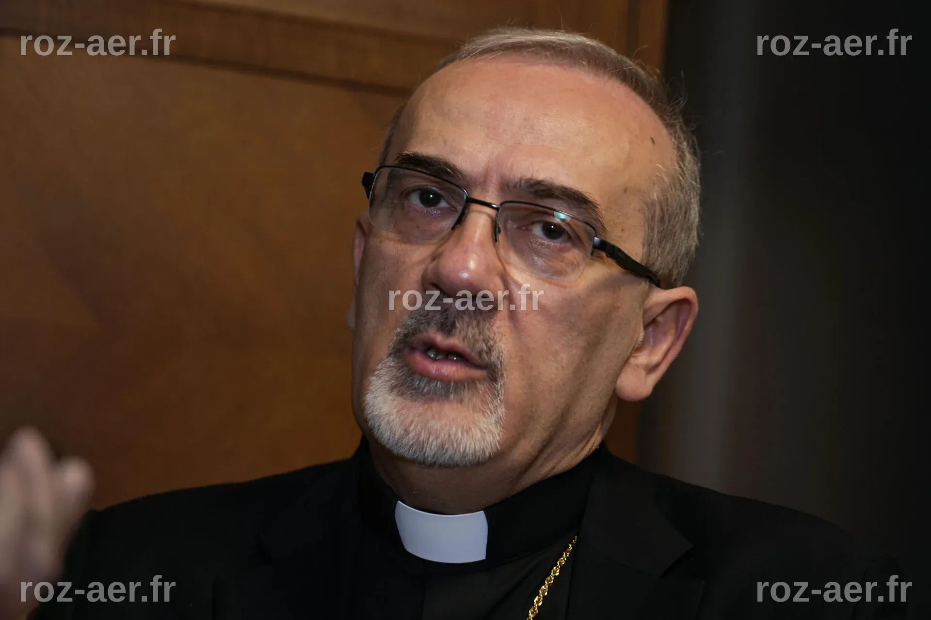 Le patriarche latin de Jérusalem en visite dans la bande de Gaza