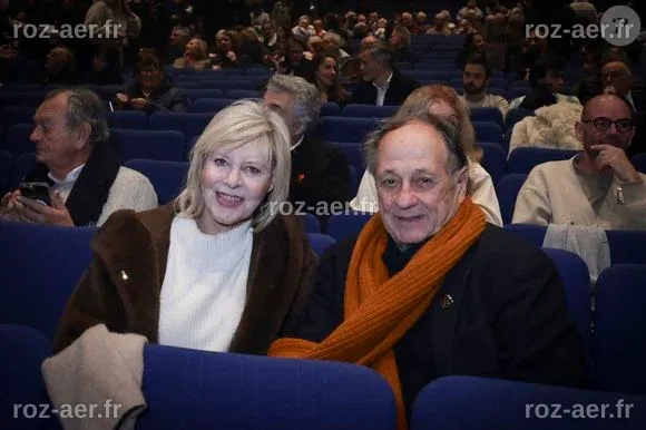 Photo : L’humoriste Chantal Ladesou, accompagnée de son mari Michel ...