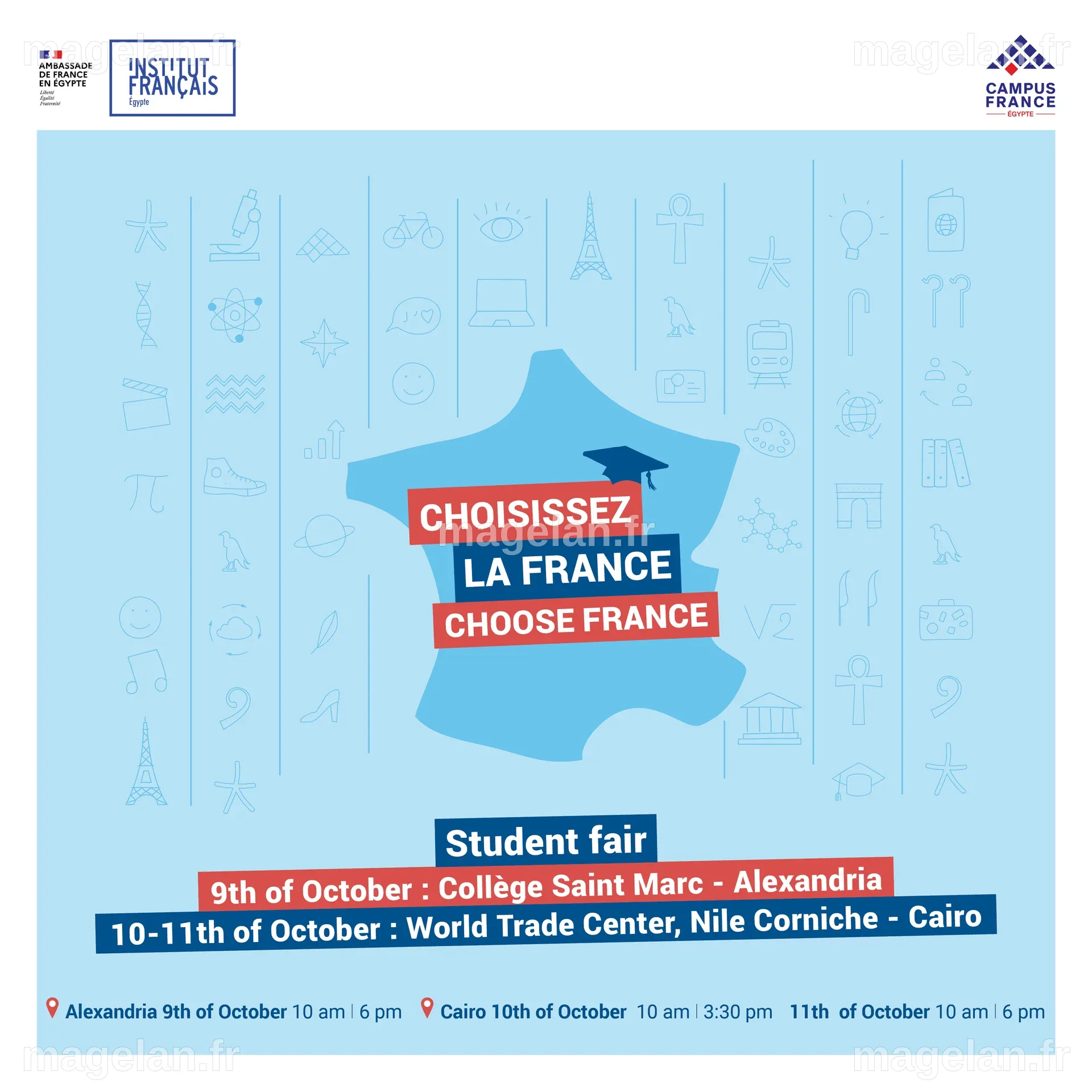 Choisissez la France – Choose France - Institut français d'Égypte