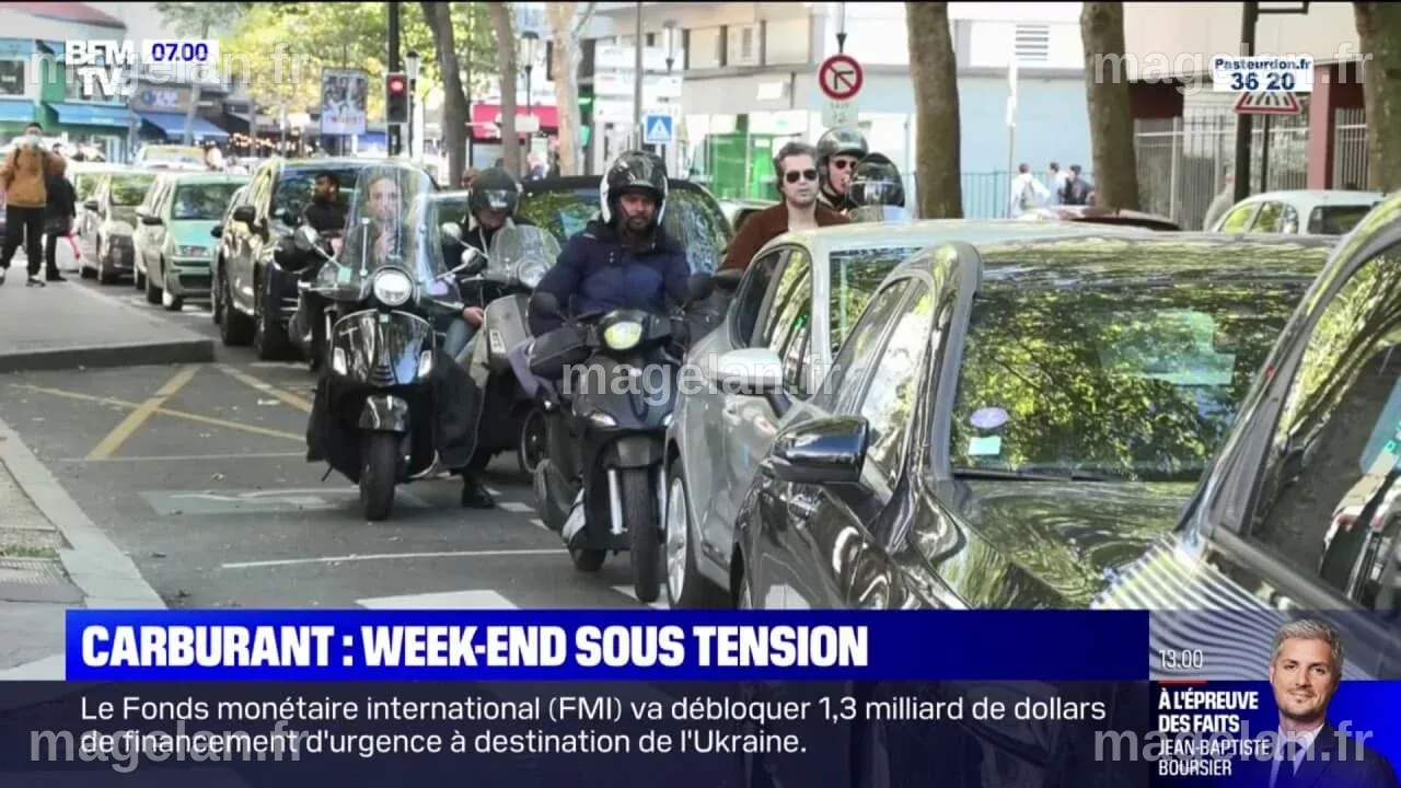 Carburants: les files d'attente s'allongent devant les stations-service ...