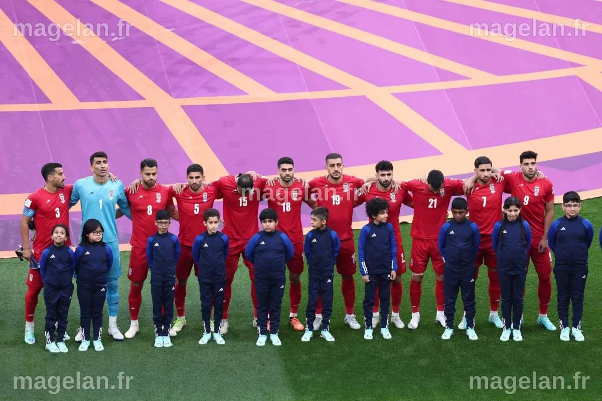 Les joueurs de l'Iran n'ont pas chanté l'hymne avant le match contre l ...