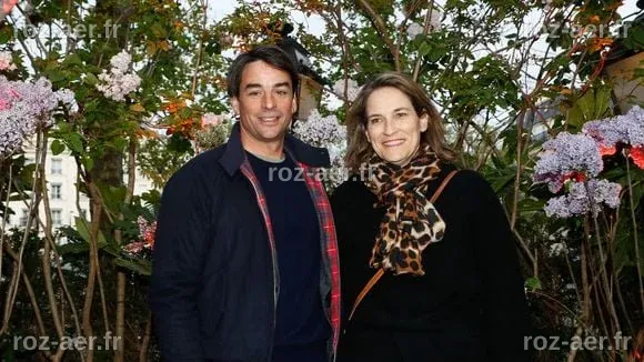 Photo : Julian Bugier et sa femme Claire Fournier lors de la soirée 