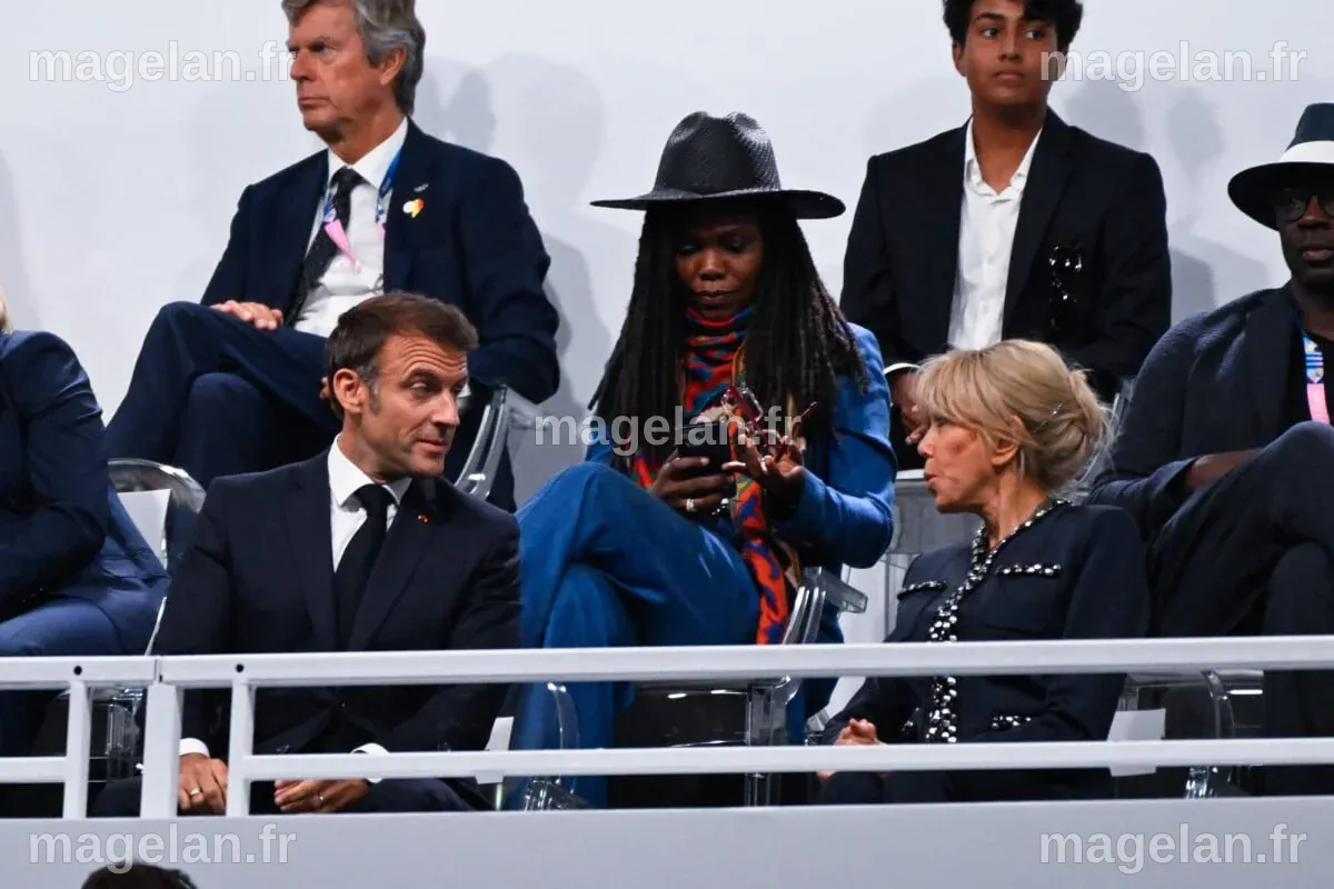 Photo : Cérémonie d'ouverture des Jeux Olympiques (JO) de Paris 2024 le ...