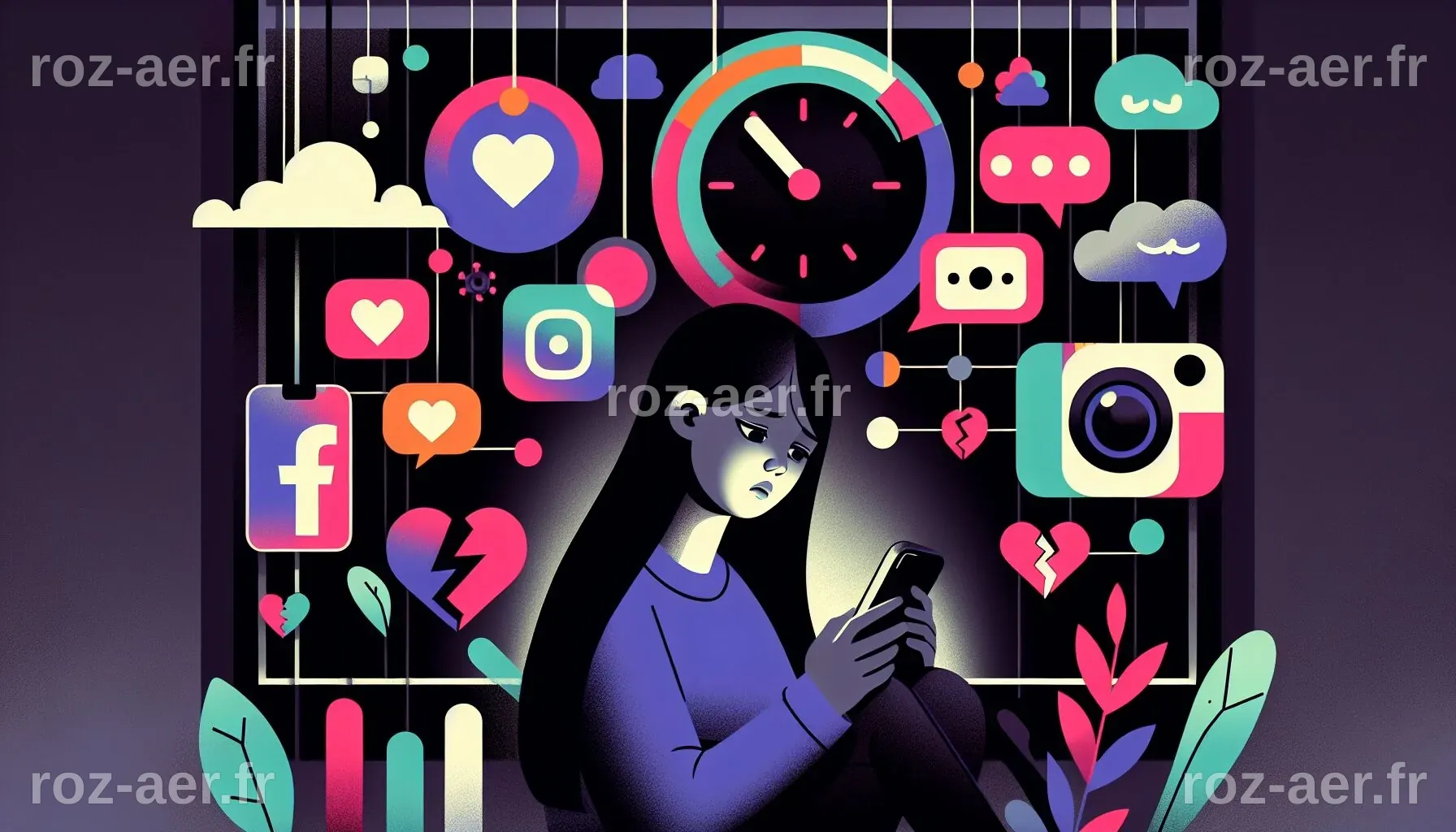 L'impact des réseaux sociaux sur la santé mentale des adolescentes ...