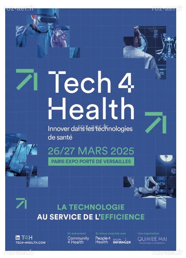 Le salon Tech 4 Health : un rendez-vous incontournable pour la santé numérique les 25 et 26 mars
