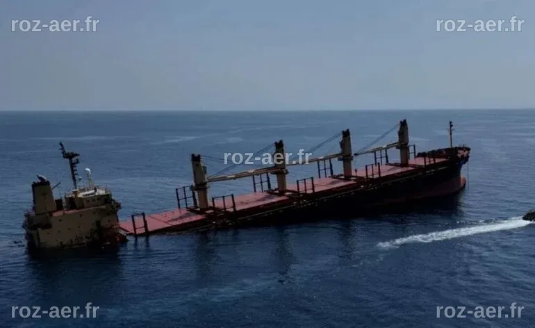 Vidéo. Danger environnemental au mer Rouge : lent naufrage du navire ...