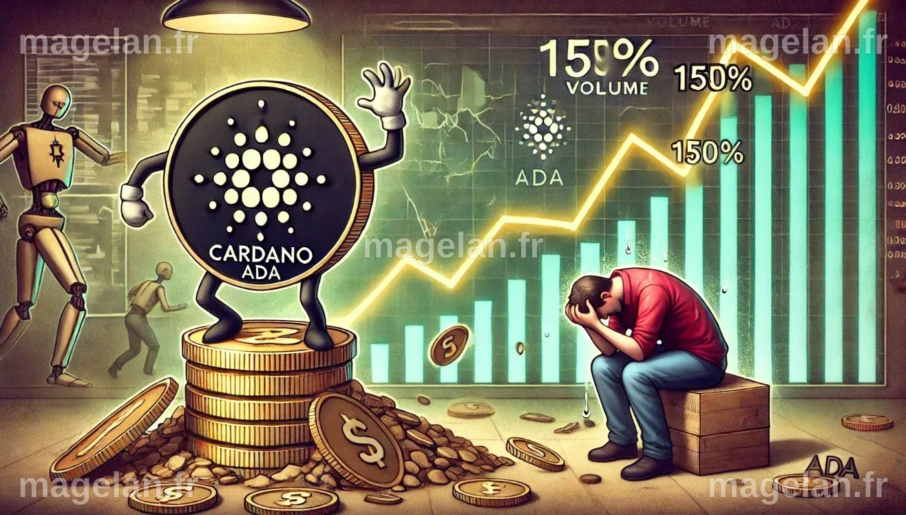 Cardano connaît une augmentation massive de son volume de 150 %, mais ...