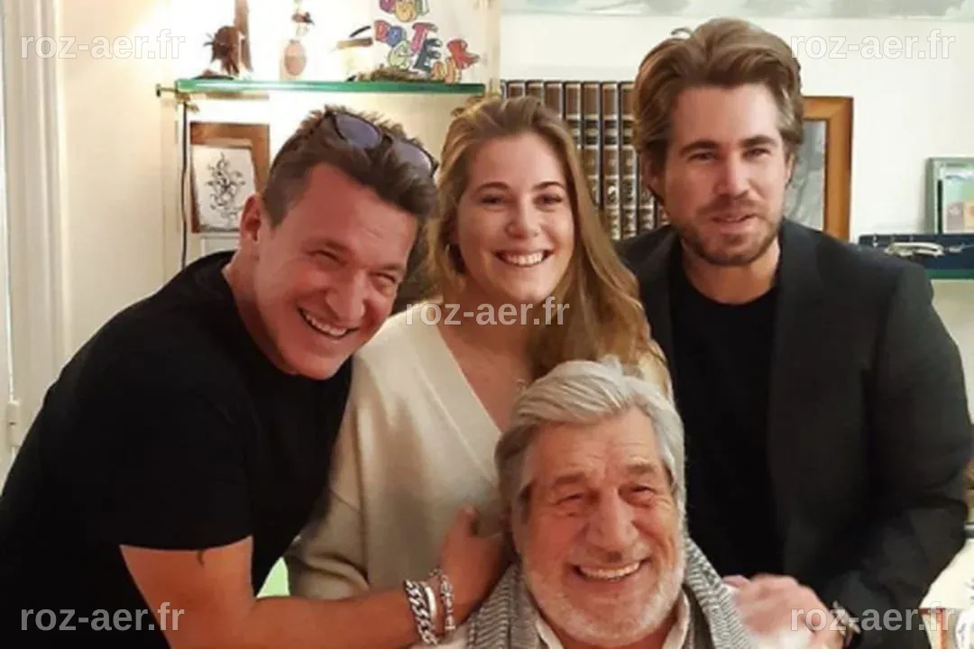 Jean-Pierre Castaldi, entouré de ses 3 enfants Benjamin, Paola et ...