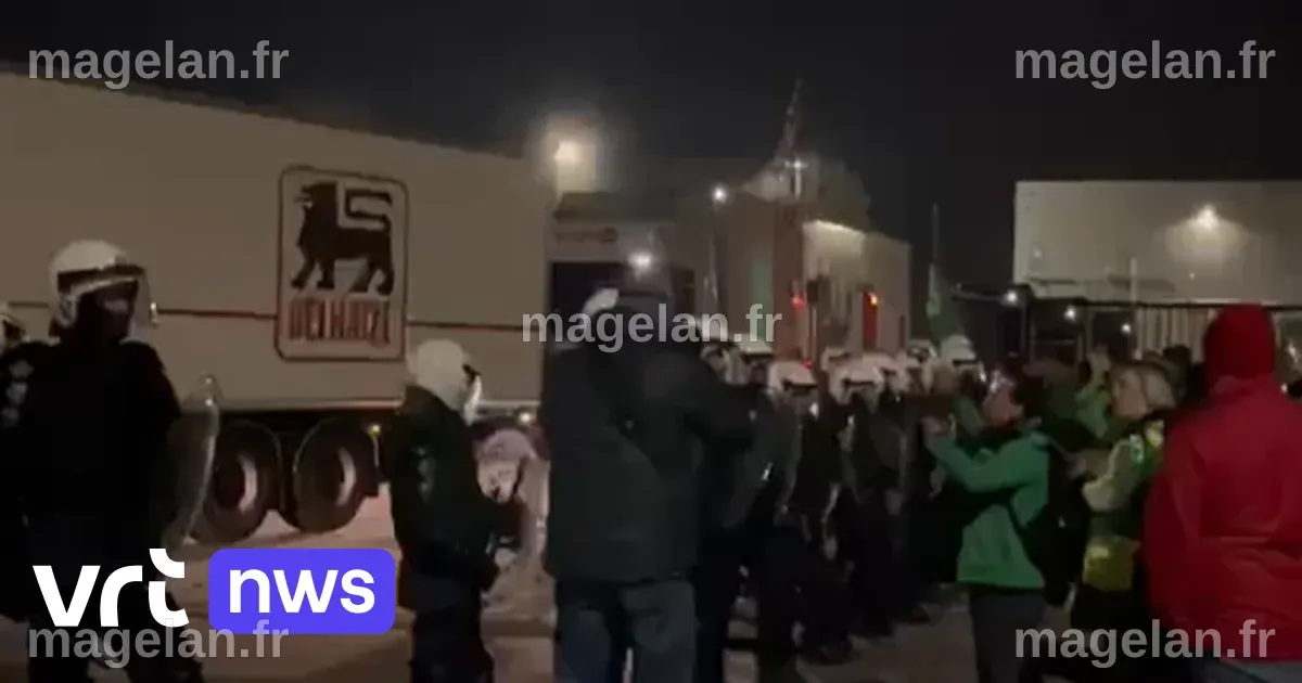 La police intervient pour soulager le centre de distribution de ...