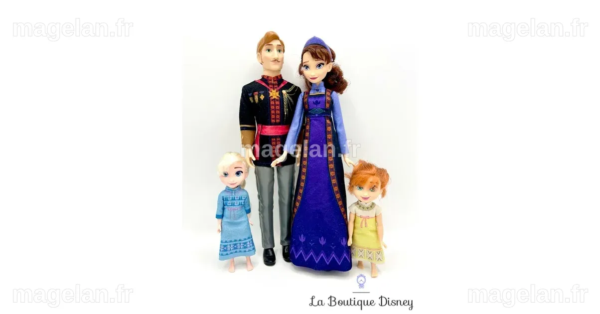 Poupées Famille Royale d'Arendelle Anna Elsa La Reine des Neiges 2 ...