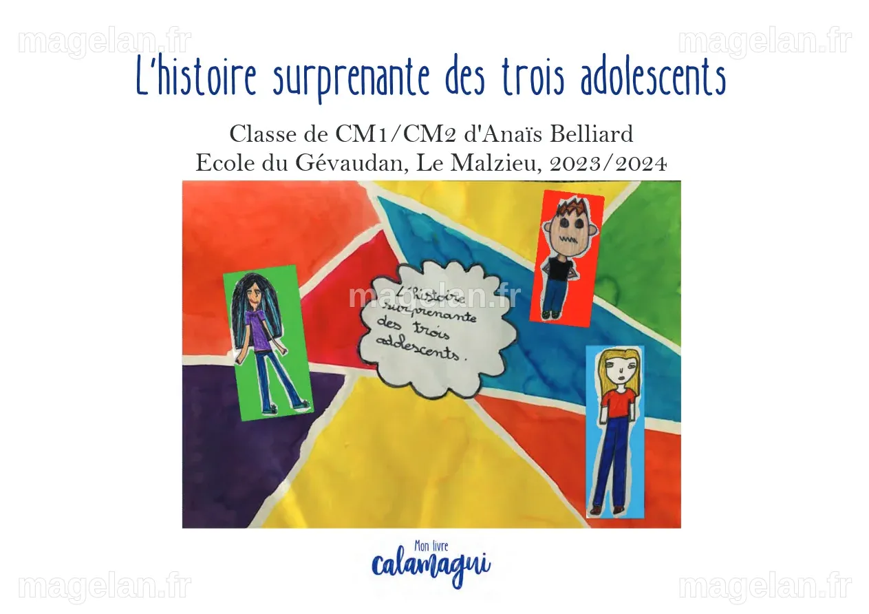 CONCOURS 24 – L’histoire surprenante des trois adolescents – Mon livre ...