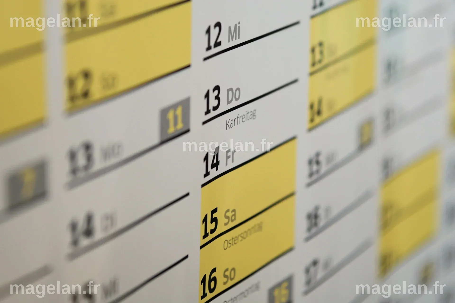 D’où viennent les noms des jours de la semaine