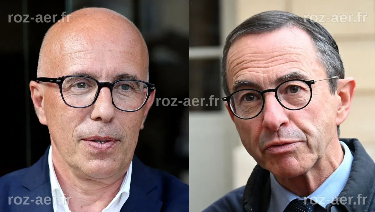 Présidence LR : Éric Ciotti et Bruno Retailleau face à face pour le ...