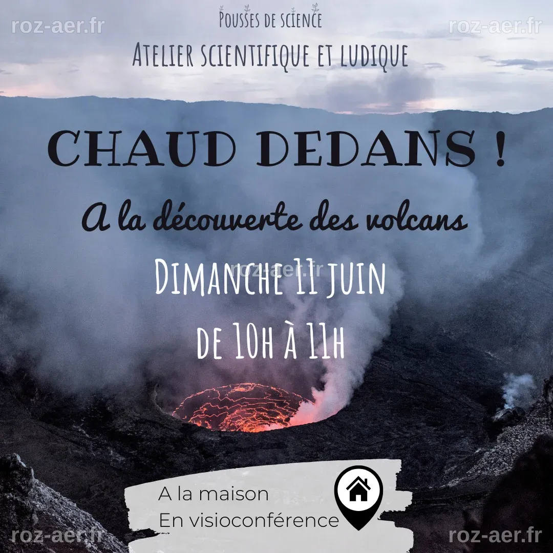 VISIO Chaud Dedans ! A la découverte des volcans – Pousses de science