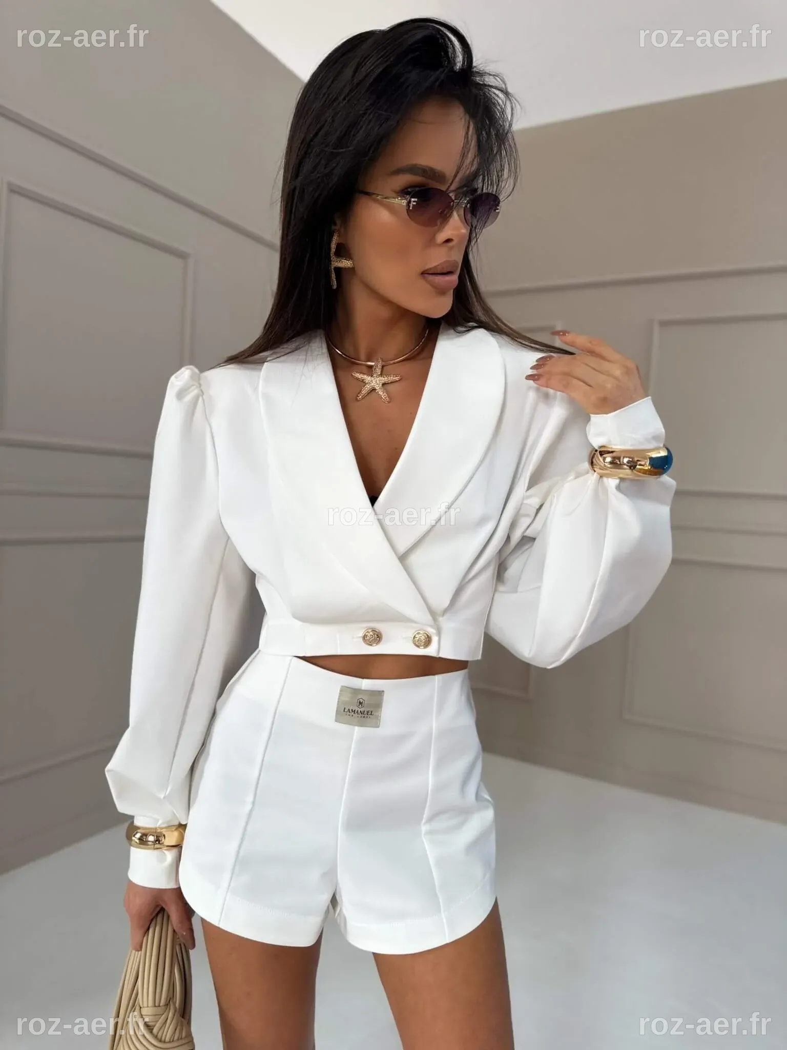 Spodenki ALTER EGO La Manuel ecru | YASMIN BOUTIQUE
