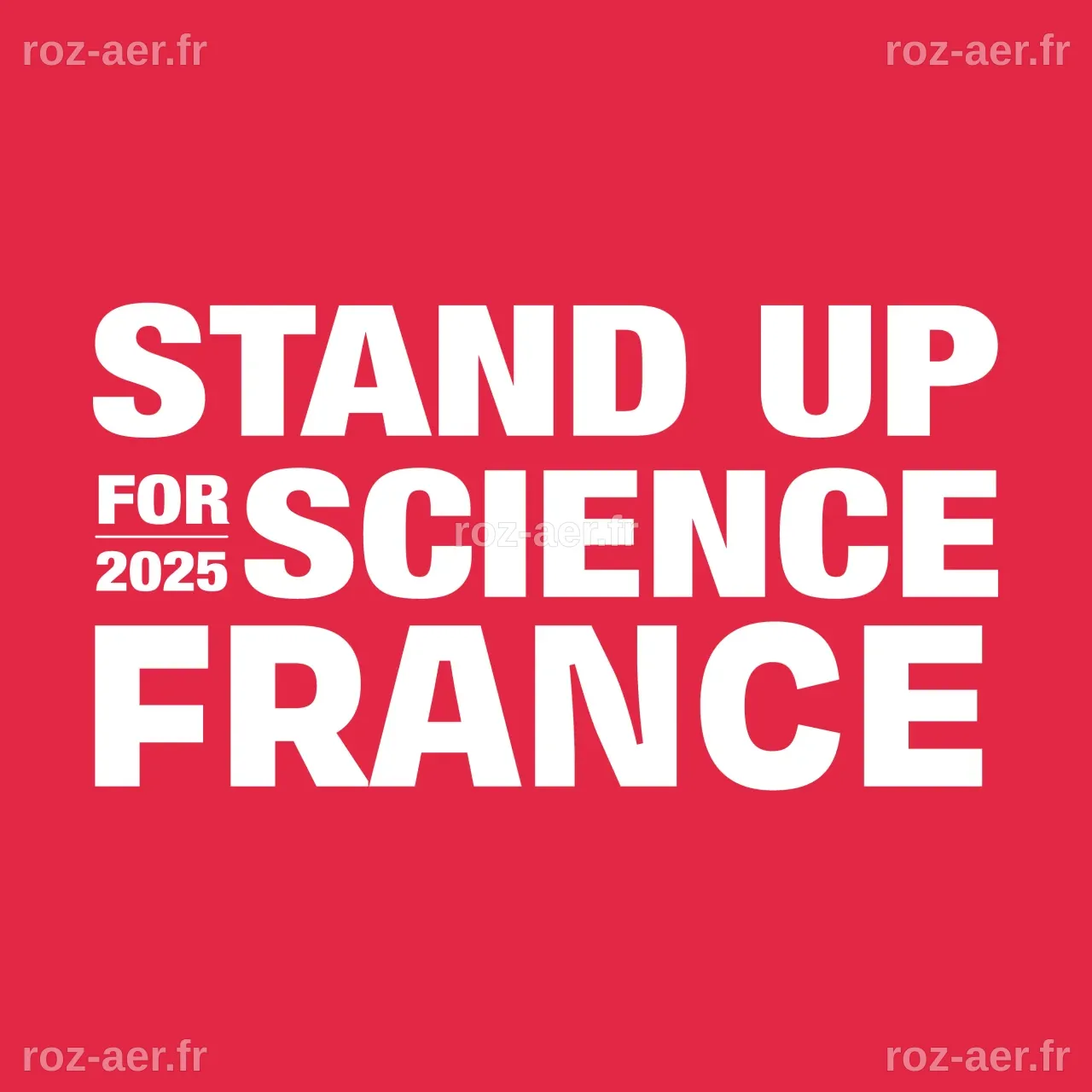 Mobilisation pour la Science : Manifestation de « Stand Up for Science France » à Paris