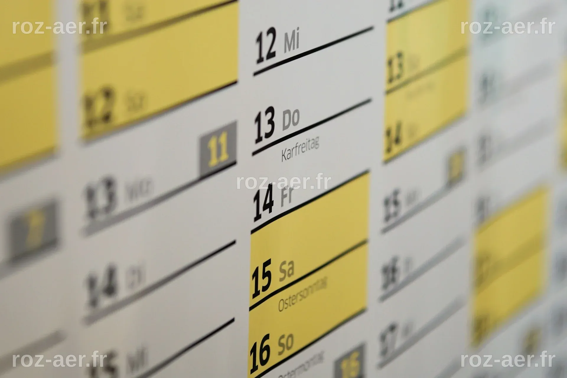 D’où viennent les noms des jours de la semaine